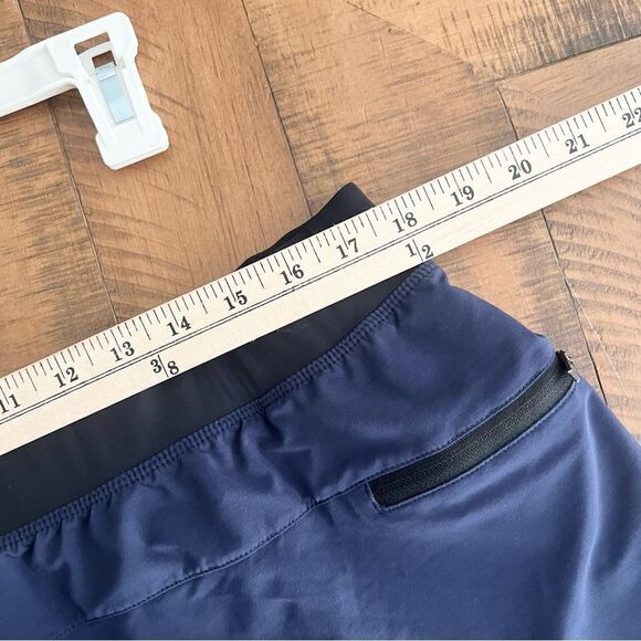 Fabletics Shorts Mens Blue Stretch Running 7” The Franchise Performance Size XL - Picture 4 of 5